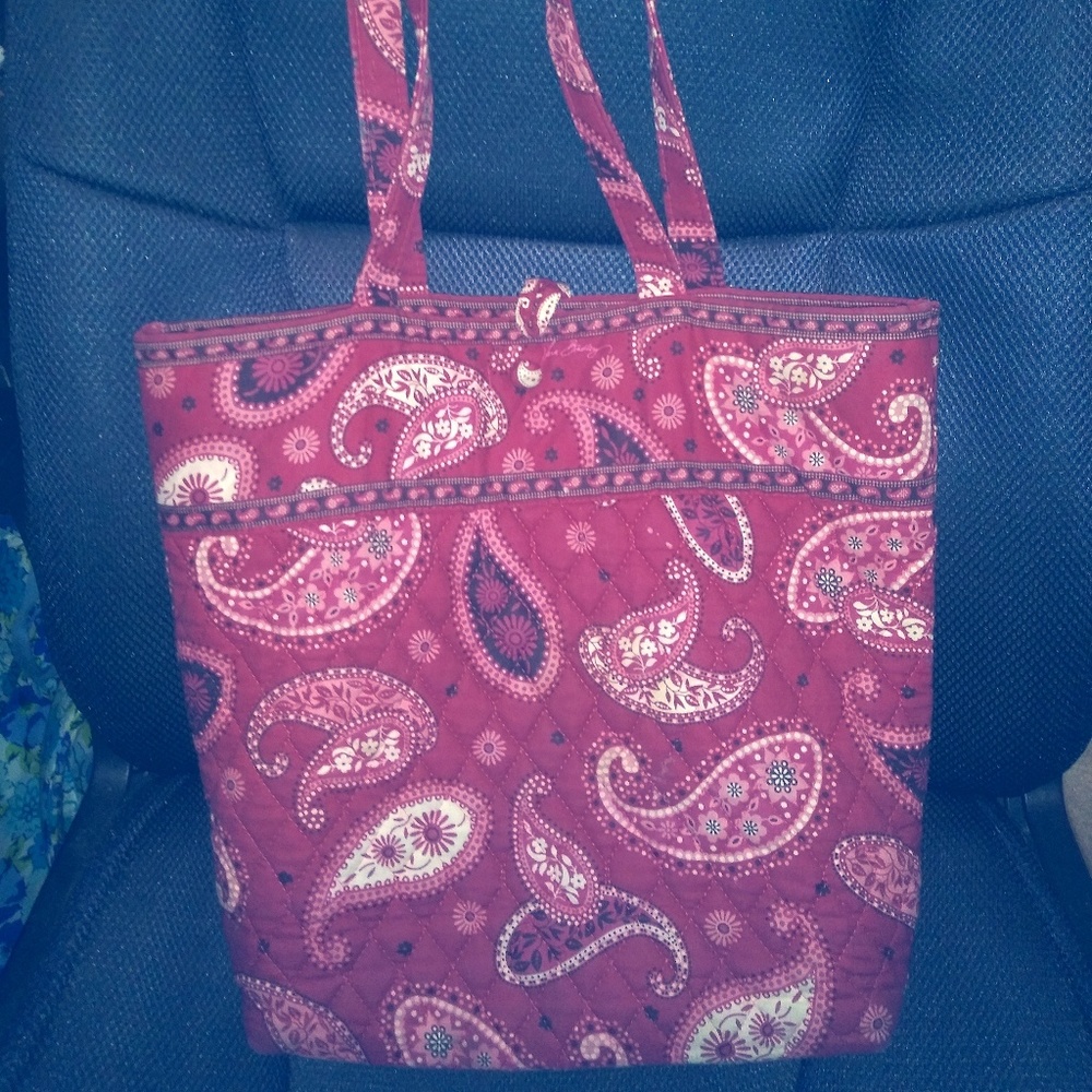 Vera Bradley Red Paisley Large tote (Mesa Red)